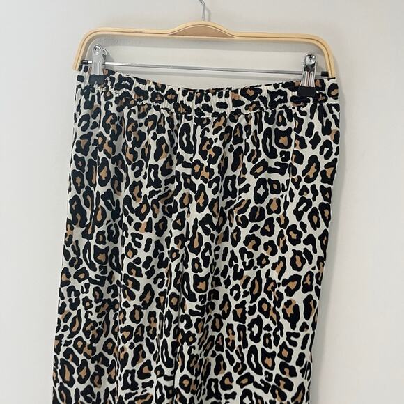 Banana Republic Silky Animal Print Pajama Pants Size Small - Picture 5 of 7